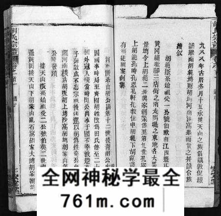 湖北胡氏族谱-胡氏宗谱 [27卷,首4卷](别名：Hu Shi Zong Pu、胡氏宗谱).pdf电子版