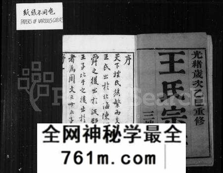江苏王氏族谱-王氏宗谱 [10卷](别名：羌抠王氏宗谱).pdf电子版