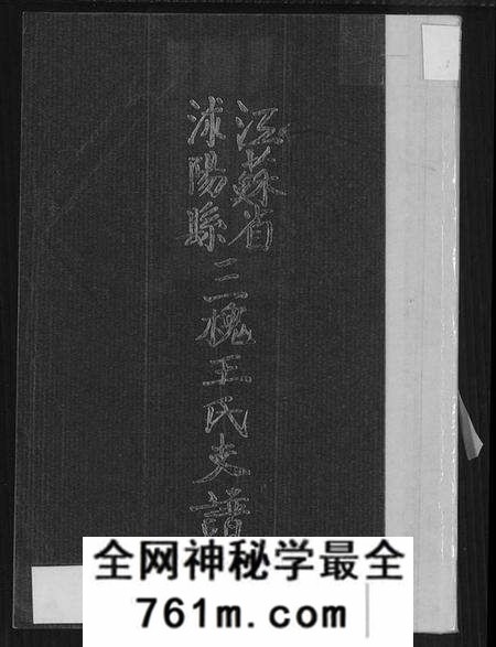 江苏王氏族谱-江苏省沭阳县三槐王氏支谱(别名：王氏支谱、江苏省沭阳县三槐王氏支谱).pdf电子版