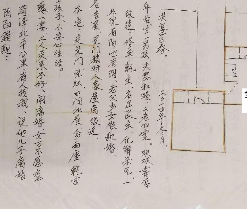 《风水手抄笔记》276页