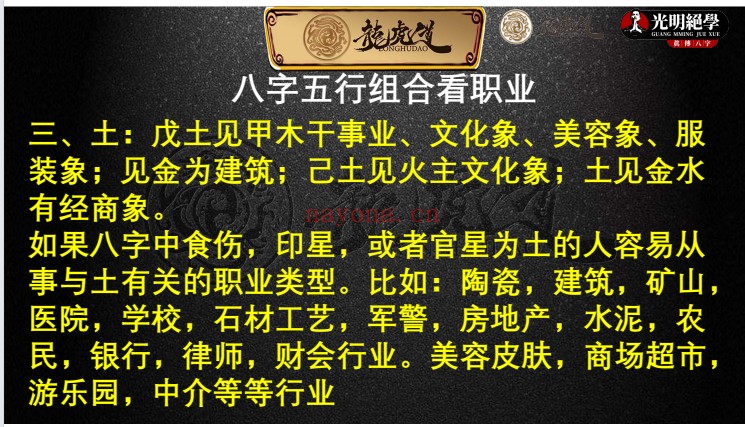夏光明赵璟雯八字断职业秘籍讲义81页PDF 八字教程