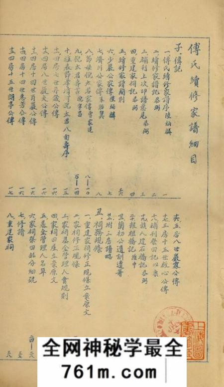 南汇傅氏续修家谱不分卷