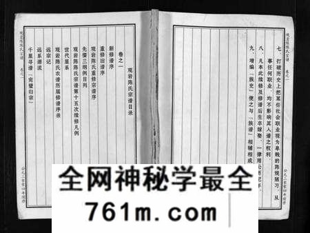 浙江陈氏族谱-观岩陈氏宗谱 [10卷].pdf电子版