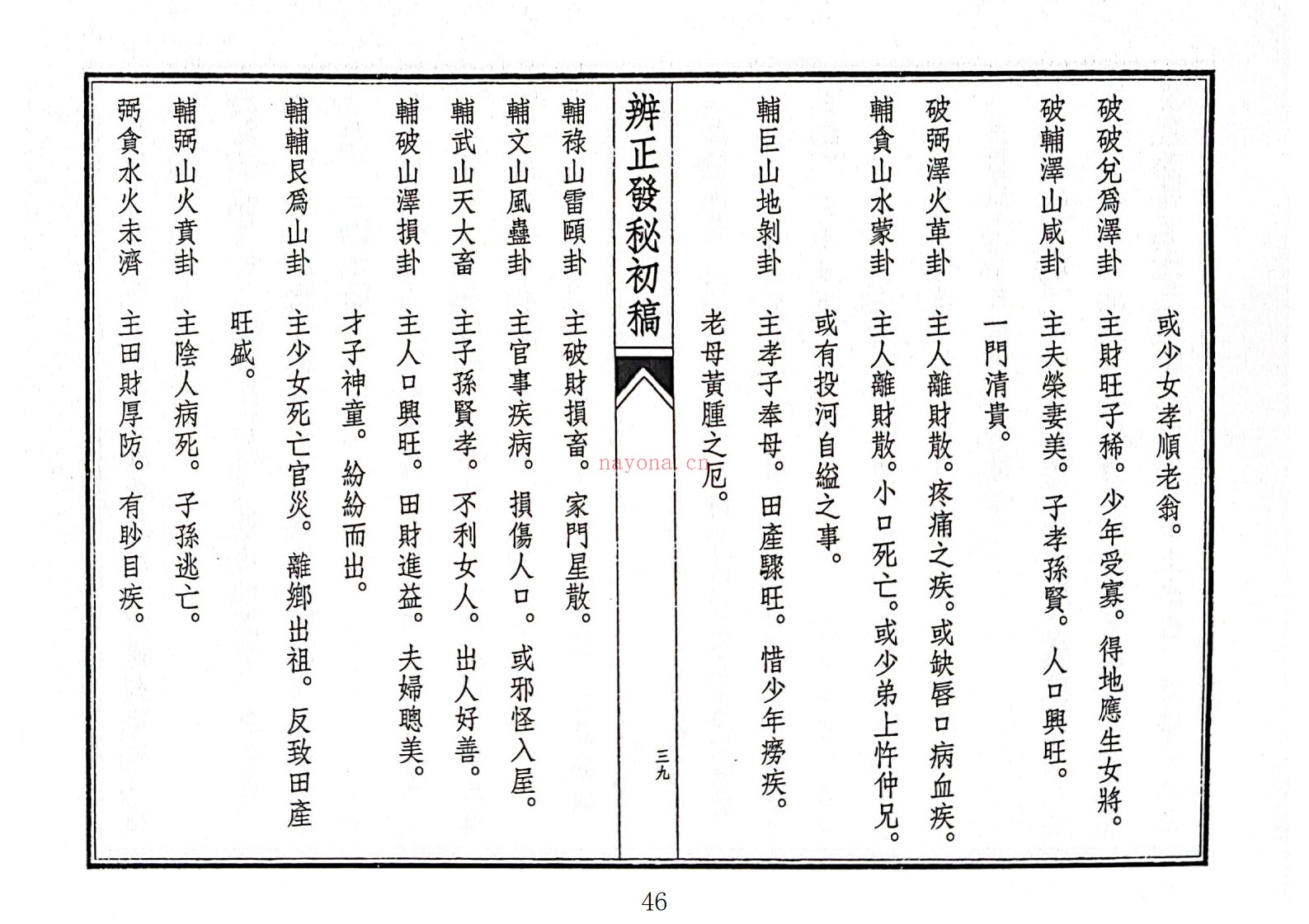玄空六法地理辨正发秘初稿