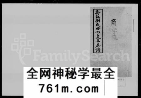 湖南刘氏族谱-乔江刘氏田心支三房谱 [36卷,首2卷].pdf电子版