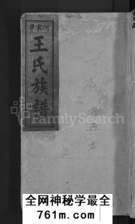 湖南王氏族谱-河家埠王氏族谱 [16卷].pdf电子版