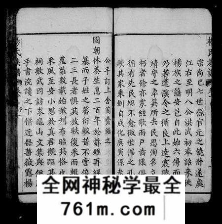 湖北杨氏族谱-杨氏族谱 [20卷,及卷首].pdf电子版