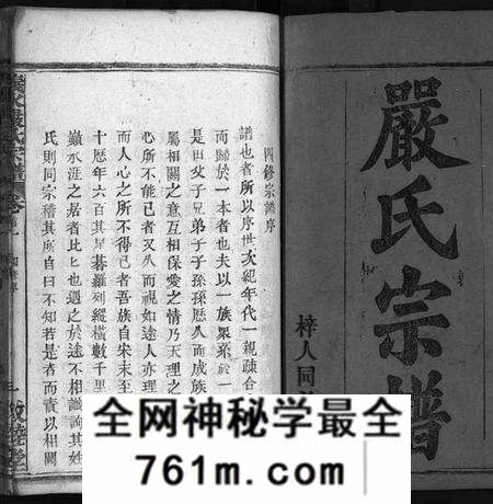 湖北严氏族谱-严氏宗谱 [27卷,首4卷](别名：Yan Shi Zong Pu、义水严氏宗谱、严氏宗谱).pdf电子版