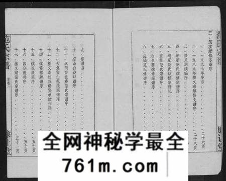 湖北范氏族谱-范氏宗谱 [各房分卷,首2卷](别名：应城范氏宗谱、Fan Shi Zong Pu).pdf电子版