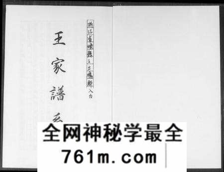 浙江王氏族谱-王家谱系.pdf电子版
