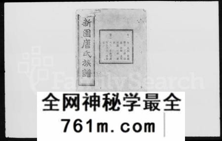 湖南唐氏族谱-新园唐氏八修族谱 [26卷].pdf电子版