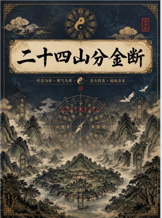 杨公二十四山分金断204页PDF 风水秘本