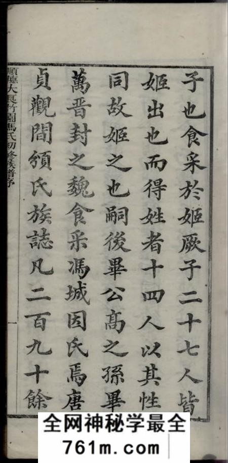 顺德顺德大良竹园冯氏族谱十卷