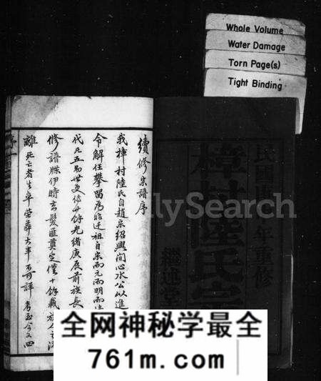 江苏陆氏族谱-樟村陆氏宗谱 [18卷](别名：陆氏宗谱).pdf电子版