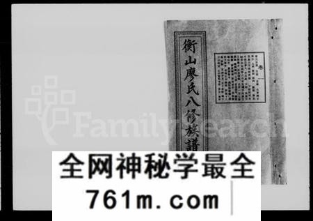 湖南廖氏族谱-衡山廖氏八修族谱 [42卷].pdf电子版