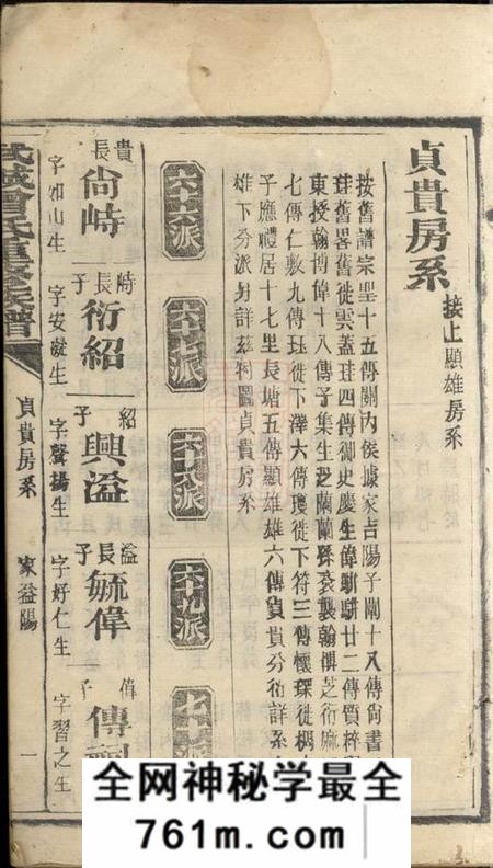 益阳武城曾氏重修族谱不分卷