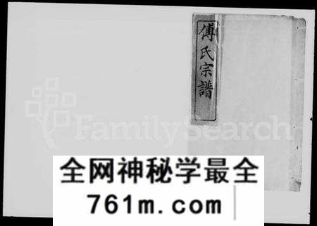 湖北傅氏族谱-傅氏宗谱 [4卷](傅氏族谱).pdf电子版