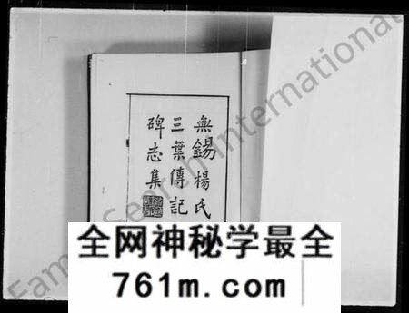 江苏杨氏族谱-无锡杨氏三叶传记碑志集(近代中国史料丛刊).pdf电子版