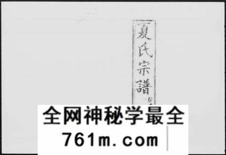 湖北夏氏族谱-夏氏宗谱 [22卷].pdf电子版
