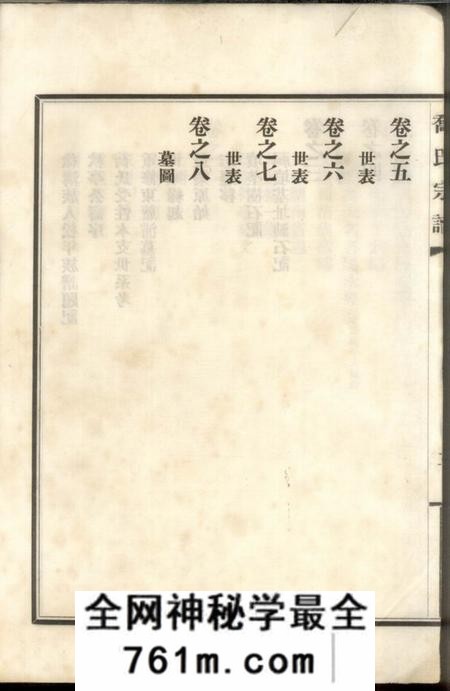 上海乔氏宗谱八卷