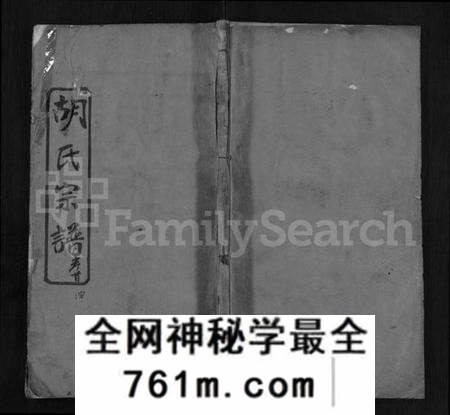 湖北胡氏族谱-胡氏宗谱 [9卷,首1卷](别名：胡氏宗谱、楚黄胡氏宗谱、Hu Shi Zong Pu、胡氏宗谱).pdf电子版