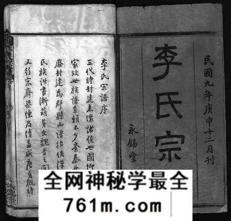 湖北李氏族谱-李氏宗谱 [10卷,含卷首](别名：Li Shi Zong Pu).pdf电子版