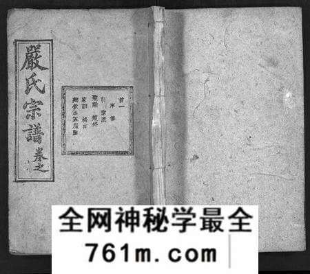 湖北严氏族谱-严氏宗谱 [27卷,首4卷](别名：Yan Shi Zong Pu、义水严氏宗谱、严氏宗谱).pdf电子版
