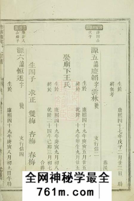 龙游青塘双溪劳氏宗谱