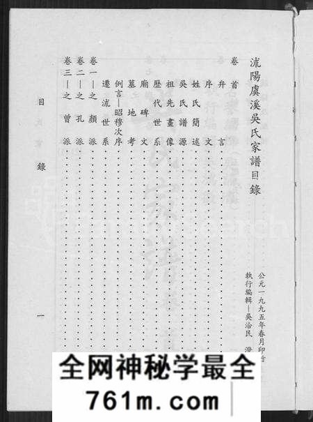 江苏吴氏族谱-沭阳虞溪吴氏家谱 [8卷,首末各1卷](别名：吴氏家谱).pdf电子版