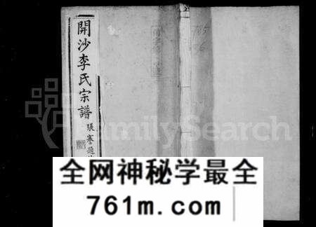 江苏李氏族谱-开沙李氏宗谱 [30卷,首末各1卷](别名：汪氏家乘).pdf电子版