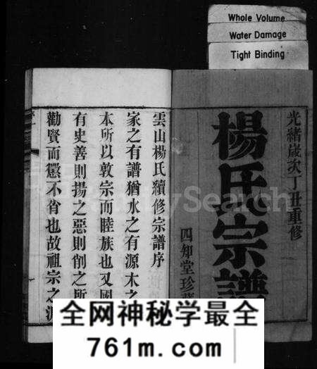 江苏杨氏族谱-杨氏宗谱 [4卷](云山杨氏宗谱).pdf电子版