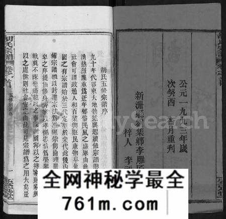湖北胡氏族谱-胡氏宗谱 [9卷,首4卷].pdf电子版
