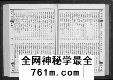 湖北石氏族谱-石氏宗谱 [30卷,含首2卷](别名：Shi Shi Zong Pu).pdf电子版
