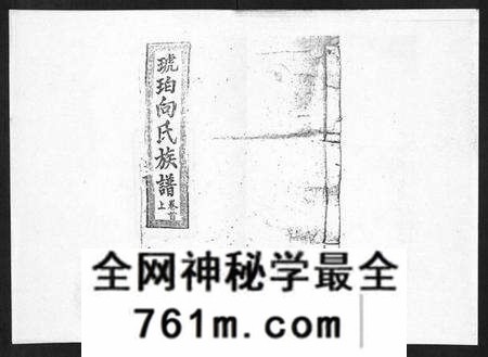 湖南向氏族谱-向氏族谱.pdf电子版