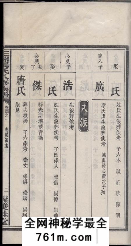 宁乡双桂堂三湘汤氏八修族谱