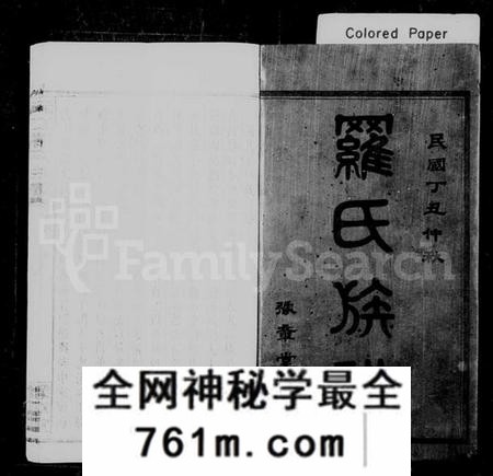 湖南罗氏族谱-罗氏族谱 [32卷,含首1卷].pdf电子版