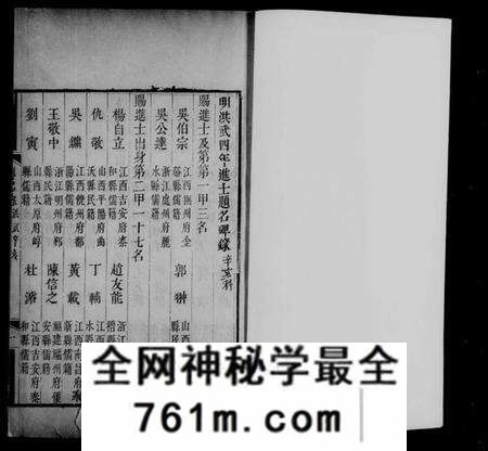 中国未知族谱-明清两朝历科题名碑录.pdf电子版