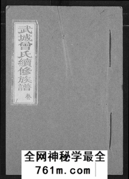 湖北曾氏族谱-武城曾氏续修族谱.pdf电子版