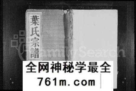 湖南叶氏族谱-叶氏宗谱 [卷数不明].pdf电子版