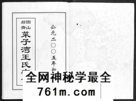 浙江王氏族谱-图山后裔菜子湾王氏宗谱.pdf电子版