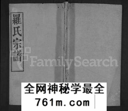 湖北罗氏族谱-罗氏宗谱 [16卷,首2卷](别名：Luo Shi Zong Pu、罗氏宗谱、Luo Family Genealogy from Hubei Province Chi