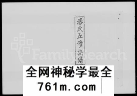 湖南汤氏族谱-汤氏五修族谱 [兴派17卷,礼派7卷,盘派1卷,首2卷].pdf电子版