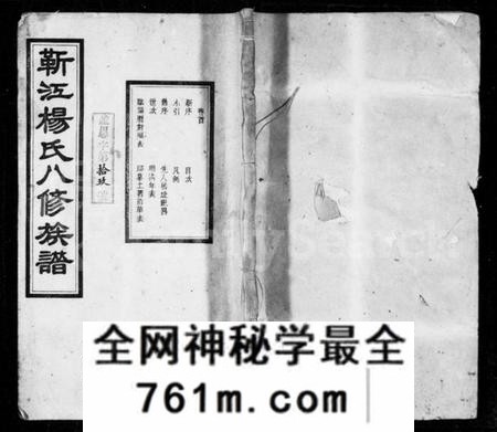 湖南杨氏族谱-靳江杨氏八修族谱 [30卷,首末各1卷].pdf电子版
