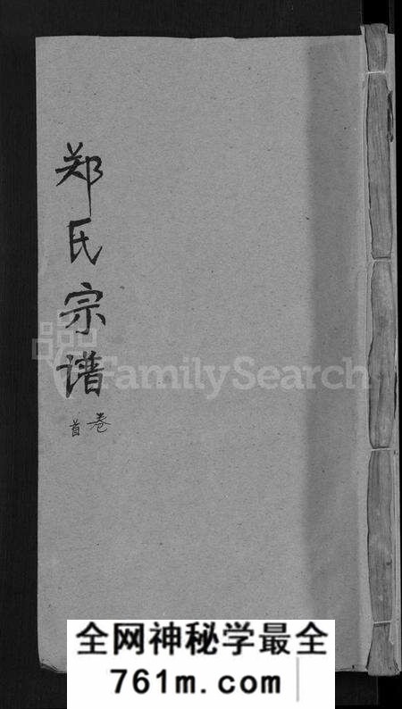 湖北郑氏族谱-郑氏宗谱 [20卷,首5卷](别名：Zheng Shi Zong Pu).pdf电子版