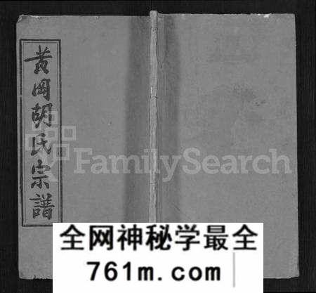 湖北胡氏族谱-黄冈胡氏宗谱 [3卷,首1卷](胡氏宗谱).pdf电子版