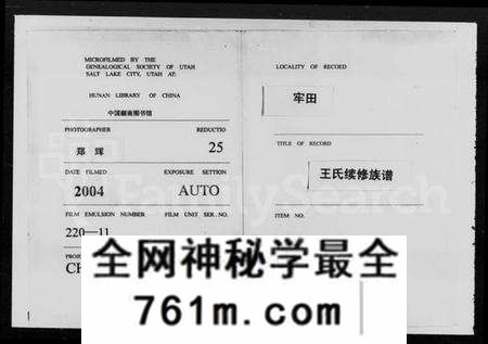 湖南王氏族谱-牢田王氏续修族谱 [39卷,首末各1卷].pdf电子版