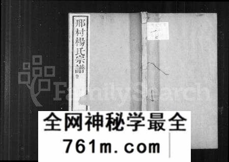 江苏杨氏族谱-邢村杨氏宗谱 [22卷](别名：毘陵邢村杨氏十修宗谱).pdf电子版