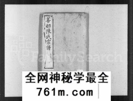 江苏陈氏族谱-善村陈氏宗谱 [8卷](别名：陈氏宗谱).pdf电子版