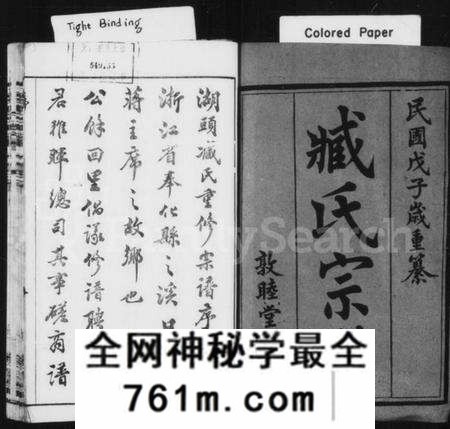 江苏臧氏族谱-臧氏宗谱 [8卷](别名：金沙湖头臧氏宗谱).pdf电子版