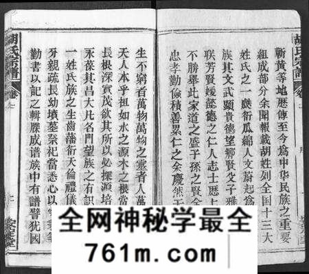 湖北胡氏族谱-胡氏宗谱 [21卷](别名：胡氏合修宗谱、Hu Shi Zong Pu).pdf电子版